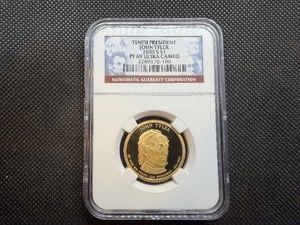 Tenth President John Tyler 2009 S $1 NGC PF69 Ultra Cameo