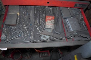 Contents of Drawer - Drill Bits