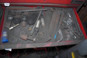Contents of Drawer - Files, Chain Wrench