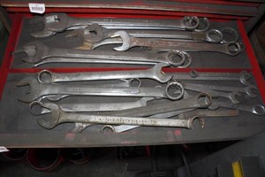Contents of Drawer - Large Wrenches