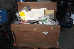 Machinist Tool Box with Contents