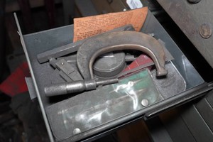 Contents of Drawer - Micrometer, Indicators