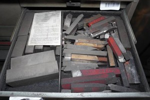 Contents of Drawer - SharpeningPolishing Bars