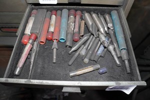 Contents of Drawer - Mill Bits