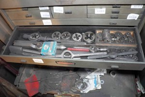 Contents of Drawer - Tap & Die Set