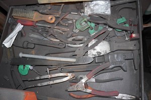 Contents of Drawer - Assorted Tools