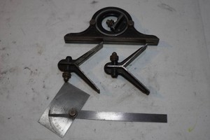 Vintage Starrett Machinist Combination Squares