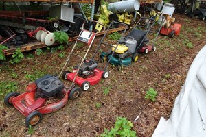 4 Push Mowers and Snow Thower