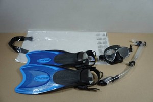 Cressi Kids Rondine Palau Fin Snorkel Set - Fin Size 111