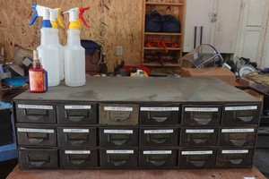 Garage Organizer with Hardware