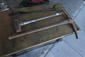 Sledge Hammer, Pickaxe and Grabber