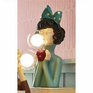 Figural Bubble Gum Lady Lamp