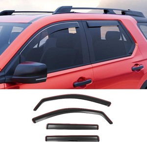 Visor Rain Guards Compatible with 2026 2027 Honda Passport (Not for 2025) Front & Rear in-Channel Window Visors Wind Deflectors Weather Shield for 2026 Passport 4PCS Accessories