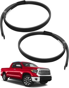 Roof Drip Molding Fit for Toyota Tundra Double Cab 2007-2020, A Pair of Roof Weatherstrips Replace 75551-0C050 75552-0C050
