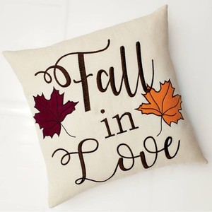 $120 6 PACK Fall in Love Embroidered Accent Pillow