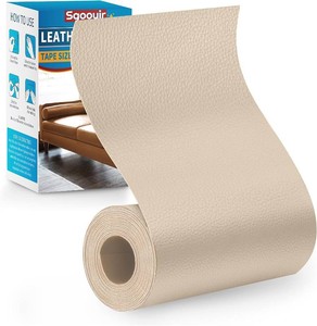 Leather Repair Tape, Self Adhesive Leather Repair Patch Kit Light Beige  3 x 80 Vinyl Repair Kit for Boat Seat, Waterproof Leather Patches for Furniture, Car Seat, Upholstery, Couch, Sofa, Chairs