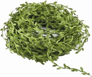 65 Ft Artificial Vines,Artificial Eucalyptus Leaf Garland Fake Hanging Plants Leaves Wreath Foliage Green Leaves Ribbon Decorative Wreath Accessory Wedding Wall Crafts Party D cor  Green-65 Ft