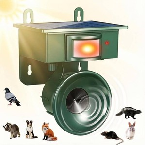 $27 2026 New Solar Ultrasonic Bird Repellent Outdoor,Woodpecker Deterrent for House,Bird Deterrents for Outside Pigeon Sparrow Repeller Scare Devices Weatherproof,Keep Birds Away Balcony Porch Patio Yard