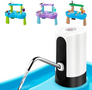 Water Table Pump, Portability Electric Water Pump for Water Table  Switch and USB Charging, Automatic, for Camping, Travel, Home, Kitchen, Office