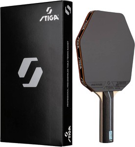 $80 Stiga Banda Allround Future Cybershape, 5-Ply Blade, Star Future S Soft Rubbers, Spin & Control, Intermediate