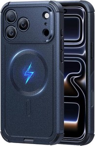 ESR for iPhone 17 Pro Case, for MagSafe, Rugged, Navy Blue  7X Military-Grade Drop Protection, Magnetic Phone Case, Shock-Absorbing Rugged Cover, Dustproof Port Cover, Secure Grip