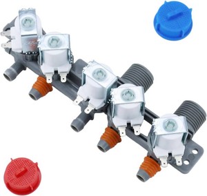 $24 5221EA1008F AJU73213301 AJU75152601 Washer Water Inlet Valve Replacement for LG Kenmore WT5680HWA WT7200CW WT5170HV WT4970CW WT1201CW WT1501CW WT5270CW WT5480CW WT1701CV WT5680HVA WT5070CW WT5170HW