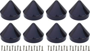 $90 JSP Manufacturing 8 Pack Cone Marine Dock Piling Caps Now with More UV Protection 10 Years Made in the USA, Dock Pylon Cover Caps for Marine Boat Docks, Floating Docks, Piers