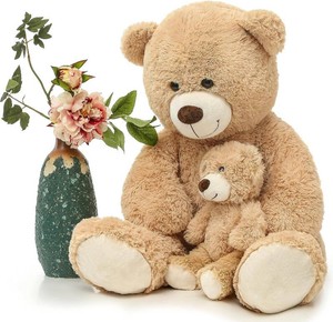 $33 MorisMos Teddy Bear with Baby for Baby Shower, 39 Inch Giant Teddy Bear Stuffed Animal