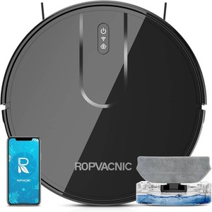 $90 ROPVACNIC Robot Vacuum Cleaner Robot Vacuum and Mop Combo with 4000Pa Suction, Personalized Cleaning Adjustments, Self-Charging Robotic Vacuum Cleaner, Advanced Obstacle Avoidance