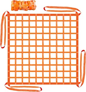 $26 YATOINTO Cargo Lifting Net 6.56x6.56, Lifting Net Straps for Hoist 4500lbs Load Capacity, Nylon Sling Hoisting Net 15CM Square Hole for Construction Rigging Moving Towing Hoisting Unloading