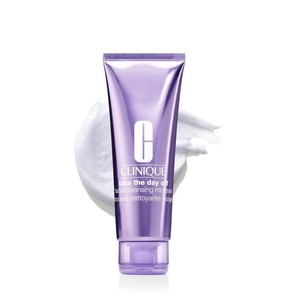 $34 Clinique Take The Day Off Facial Cleansing Mousse With Hyaluronic Acid  Glycerin  Dissolves Makeup, Sunscreen  Pollution  For All Skin Types, 4.2 Fl Oz