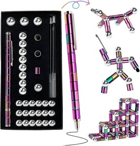Fidget Gel Pen Gift for Teens, Creative Office Desk Accessory for Men and Women