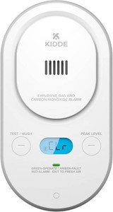 $56 Kidde Carbon Monoxide & Explosive Gas Alarm, Plug-in & AA Battery, COPDLG  Natural Gas and Propane Detection, Low-Level CO Alerts for Children, Seniors, & Pets, Digital Backlit Display, 5th Edition
