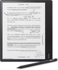 $400 Kobo Elipsa 2E  eReader  10.3 Glare-Free Touchscreen with ComfortLight PRO  Includes Kobo Stylus 2  Adjustable Brightness  Wi-Fi  Carta E Ink Technology  32GB of Storage MSRP $399.99