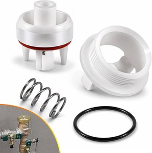For Watts 800M4 Backflow Repair Kit 0887726 fit 12 & 34 800M4QT LF800M4QT Pressure Vacuum Breaker, Freeze Resistant Retrofit Kit with Vent Float, Spring, Bonnet and O-Ring for PVB Valve Repair