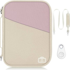 Family Passport Holder for Travel with RFID Blocking, Traveling Essentials Organizer Pouch Bag, Light Passport Wallet for Travel Must Haves Accessories for Women Men