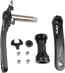 $40 Bike Crank Arm Set  170mm 104 BCD Mountain Bike Crank Set with Bottom Bracket Crank and Chainring Bolts for MTB BMX Road Bicyle, Compatible with Shimano, FSA, Gaint (BlackRedSilver)