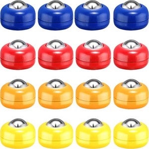Gejoy Mini Shuffleboard Replacement Puck Tabletop Equipment Rollers Set Shuffleboard Curling Accessories