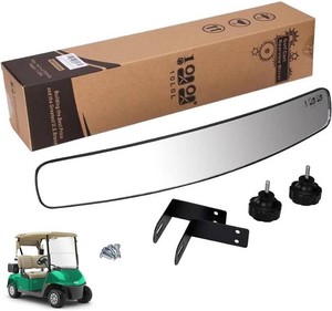 10L0L Golf Cart Mirror Rear View Extra Wide 180 Degree Panoramic for Yamaha EZGO Club Car and Others