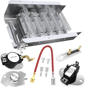 $26 UPGRADE 279838 Dryer Heating Element for Whirlpool Wed4815ew1 Maytag Centennial Medc215ew1 Kenmore 70 80 Series Model 110 Amana Ned4655ew1 Roper Admiral, Replaces W10724237 2406026 3403585 3398064