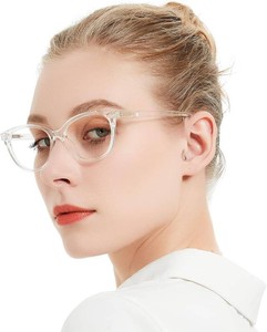 MARE AZZURO Clear Reading Glasses Women Fashion Round Readers 0 1.0 1.25 1.5 1.75 2.0 2.25 2.5 2.75 3.0 3.5 4.0 5.0 6.0