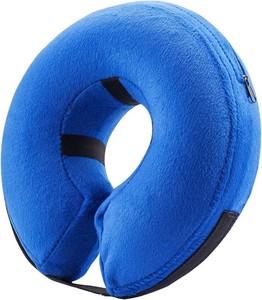 BENCMATE Inflatable Dog Cone Collar Alternative After Surgery Large, Blue  Soft Dog Cone for Small Medium Large Dogs and Cats, Doggie Neck Donut Recovery ECollar to Stop Licking Pets from Injury