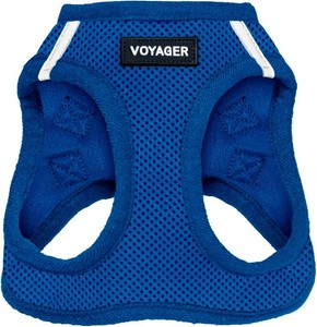 Voyager Step-in Air Dog Vest Harness - Royal Blue, Small  14.5-16 in Chest, Reflective Bands, All Weather Breathable Air Mesh, Cats Compatible, Lightweight, Fast Drying