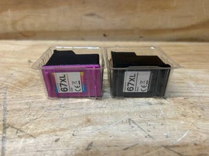 $29 67XL Ink Cartridges for HP Ink 67, Compatible for HP 67 Ink Cartridges BlackColor Combo Pack Work for HP DeskJet 2855e 4255e 2827e 4227e 2755e 2842e 4155e 2852e Envy 6055e 6000 6455e (Black, Color)