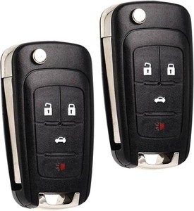 $22 SUPALAND Flip Key Fob Replacement Fits for Chevy Cruze Equinox Camaro Impala 2010 2011 2012 2013 2014 2015 2016 2017 2018 2019 Malibu Sonic Buick Regal Verano Encore GMC Terrain Keyless Entry Remote