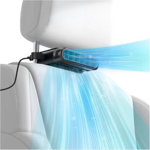 Car Seat Fan with Dual Seatback Cooling Airflow for Driver & Kids  Corded USB Powered, Baby Rear Facing, 3-Speed Quiet Car Fan, Headrest Back Seat Fan for Infant, Kids & Dogs