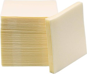 Cocktail Napkins, 100 Pack Disposable Luxury Linen Like Airlaid Beverage Napkins, Soft, Absorbent, Restaurant Bar Cocktail Napkins for Kitchen, Parties, Weddings,Dinners or Events (Ivory)
