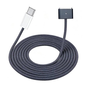 $21 ZeitNah Upgraded USB-C to Magnetic Cable for MacBook AirPro, Midnight  Compatible with MacBook ProAir 2021-2026, Supports M1M2M3M4 Chips, 6.6ft Braided Cable with LED Indicator