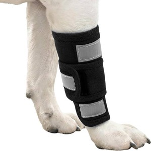 Kuoser Dog Front Leg Brace & Elbow Protector,Adjustable Dog Elbow Brace with Reflective Strip,Compression Dogs Leg Sleeve to Stop Licking,Carpal Wrist Support Wrap for Arthritis,Sprain,Injury Recovery