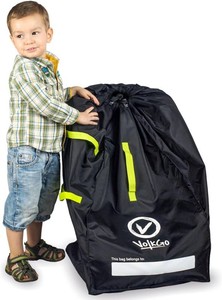 $22 Car Seat Travel Bag For Airplane with Carrying Handle Straps, Gate Check Bag, Car Seat Bags for Air Travel Carseat Travel Cover, Carseat Travel Bag Cover for Airplane Travel